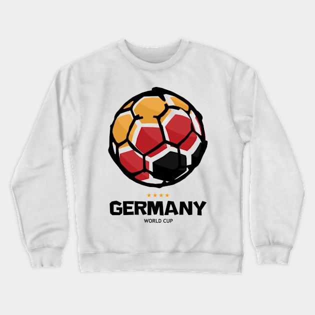 Germany Football Country Flag Crewneck Sweatshirt by KewaleeTee